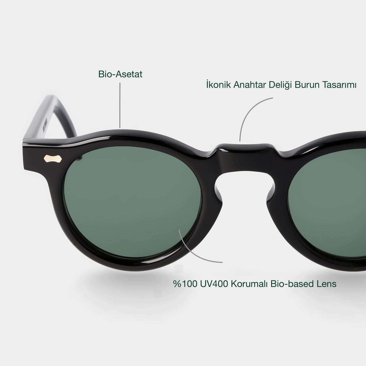 TBD Eyewear Welt Eco Black / Bottle Green