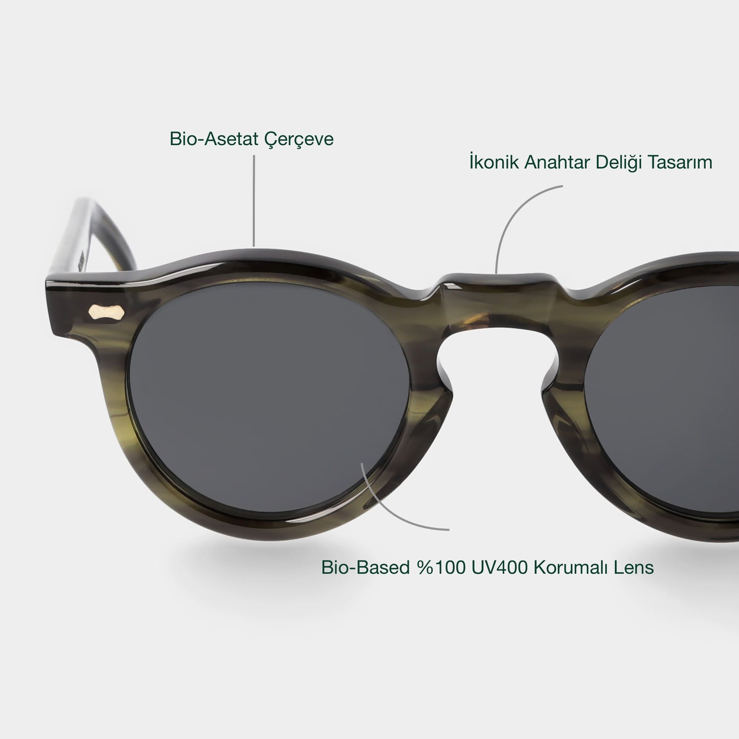 TBD Eyewear Welt Eco Green / Grey