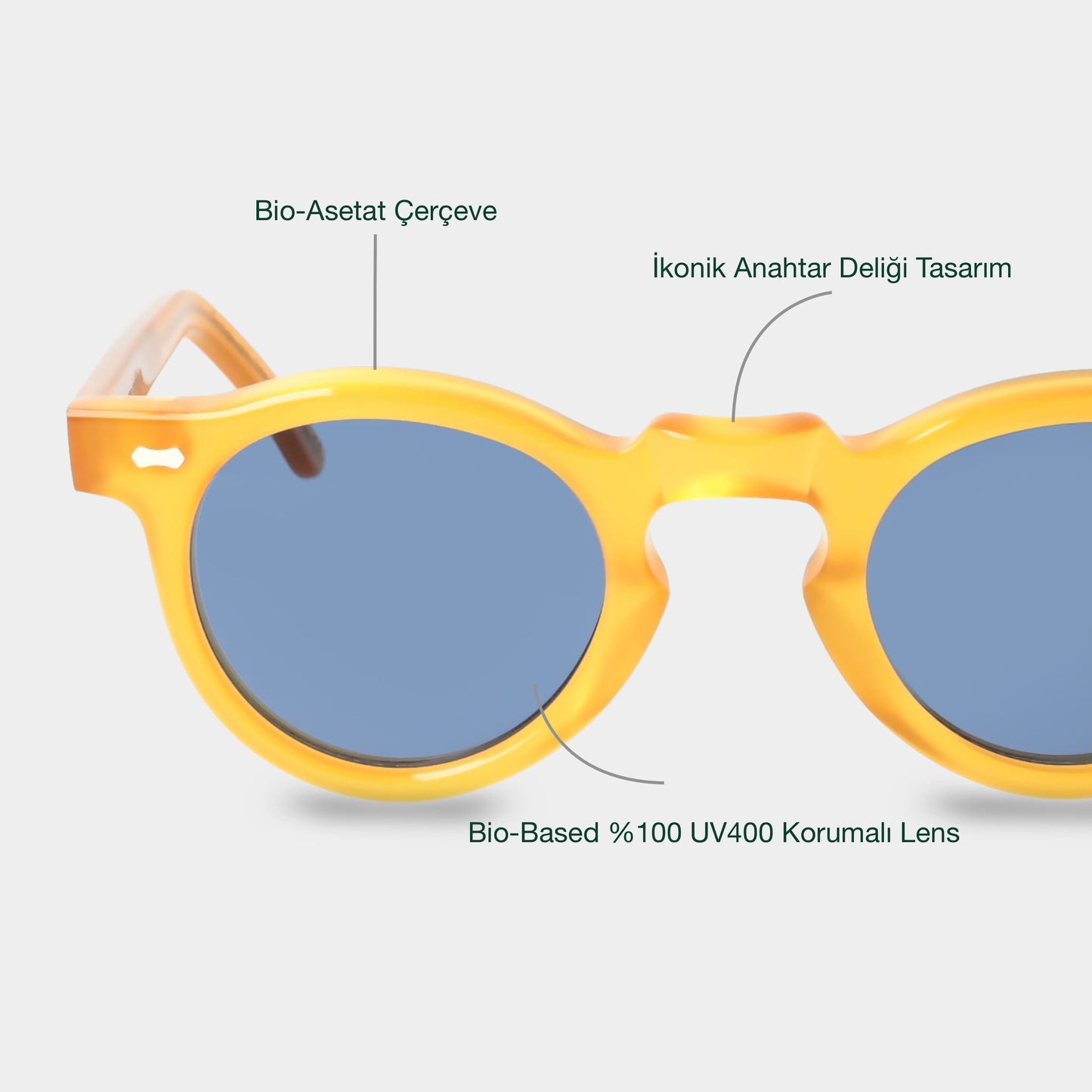 TBD Eyewear Welt Eco Honey / Blue