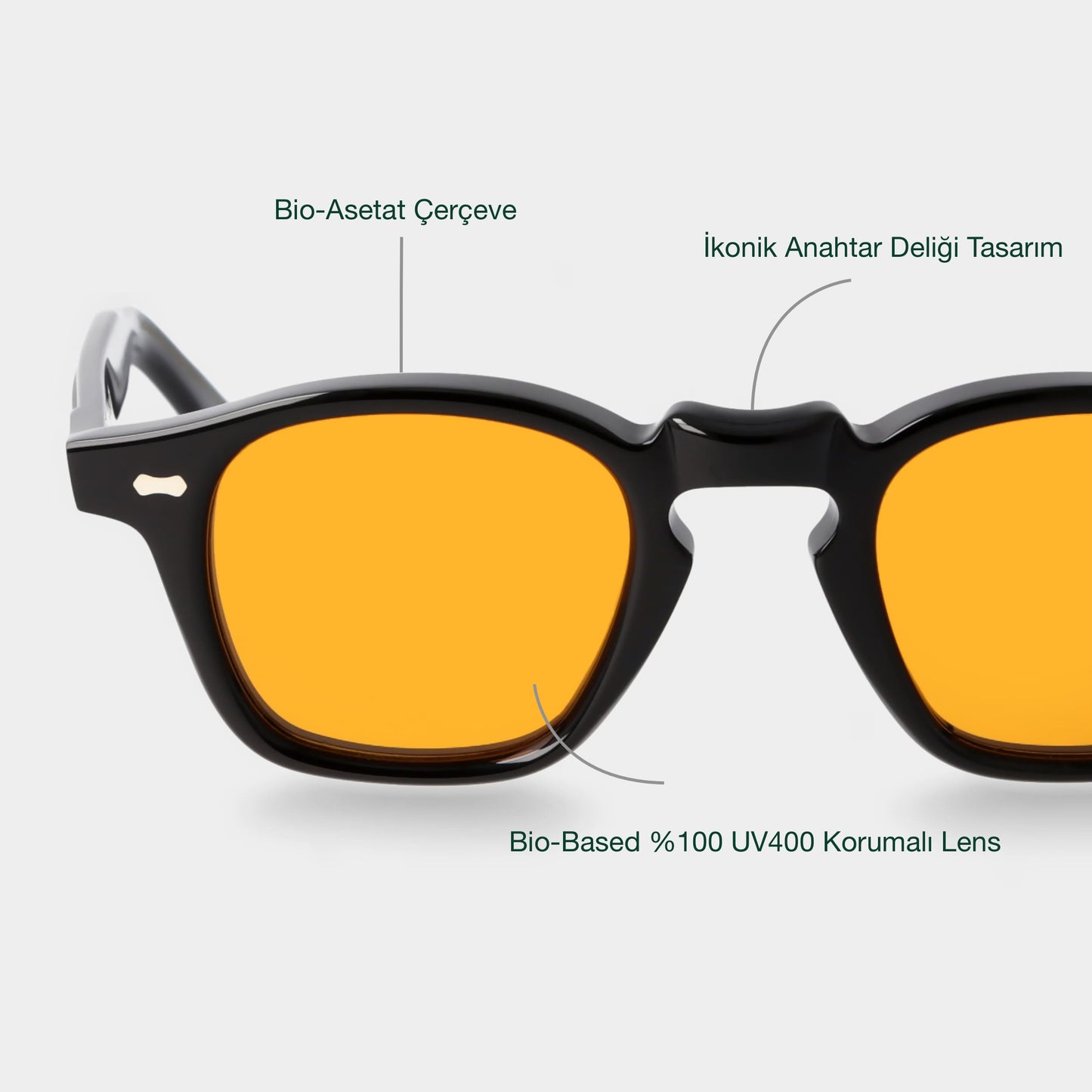 TBD Eyewear Cord Eco Black / Orange