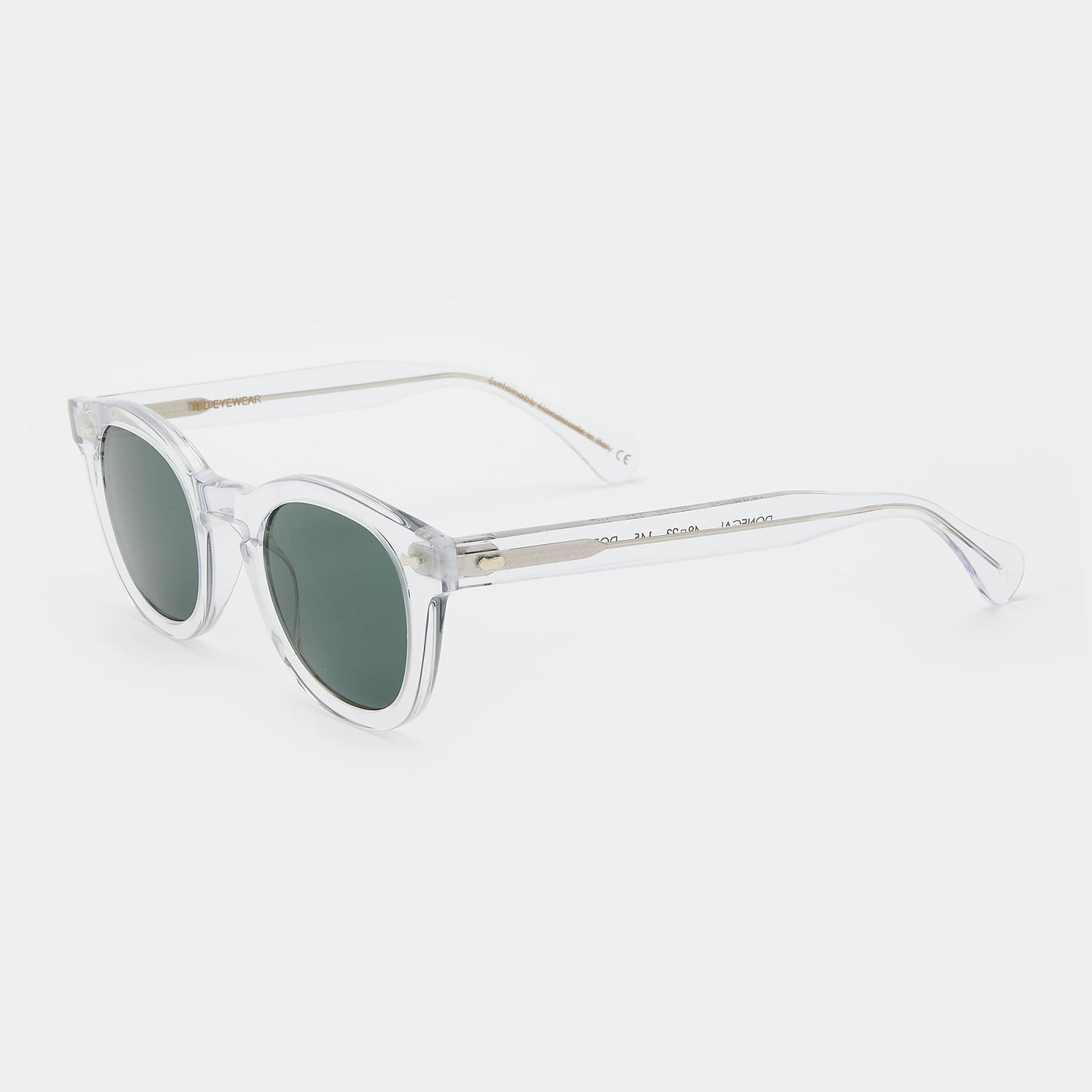 TBD Eyewear Donegal Eco Transparent / Bottle Green