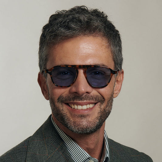 TBD Eyewear Panama Eco Spotted Havana / Blue