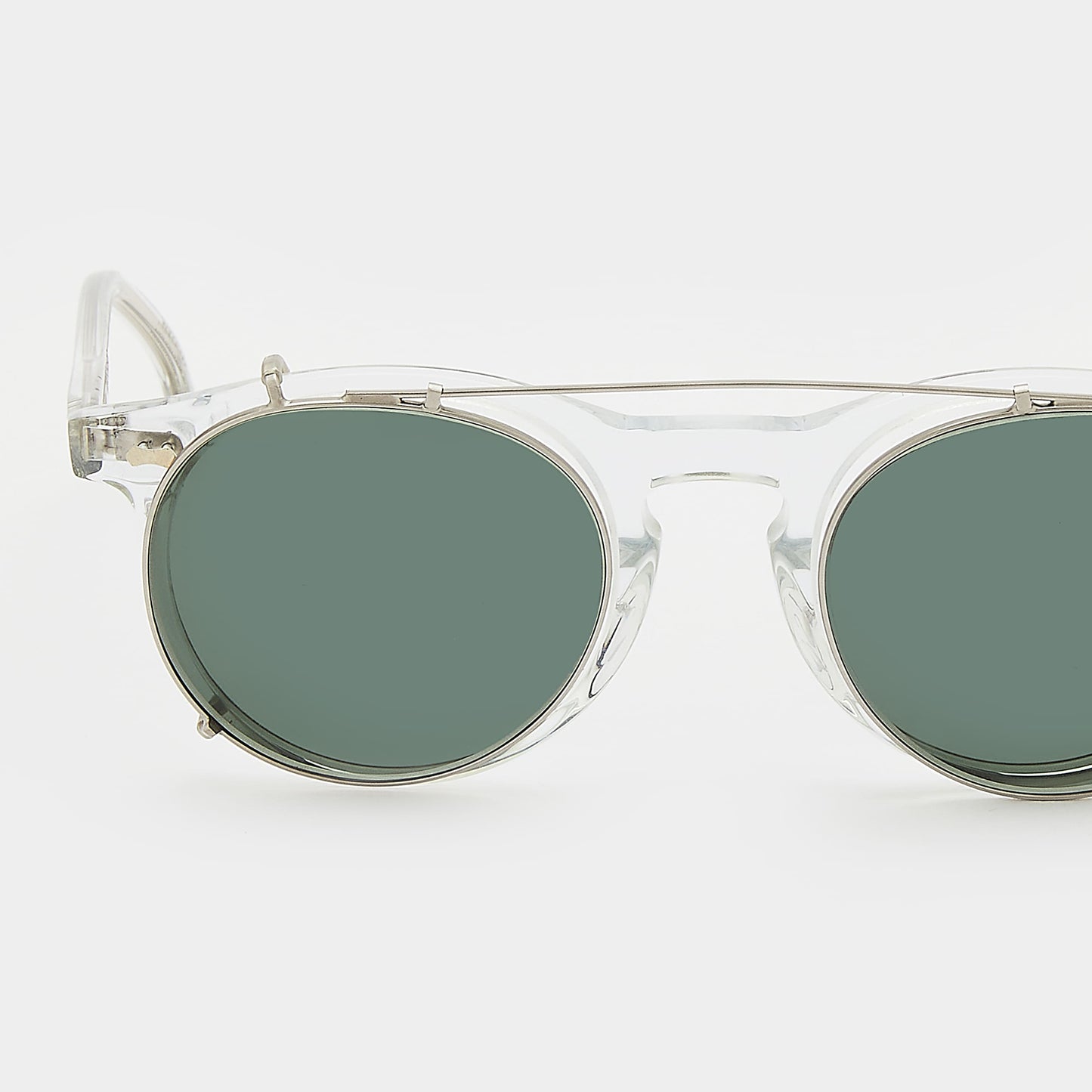 TBD Eyewear Pleat Transparent / Bottle Green