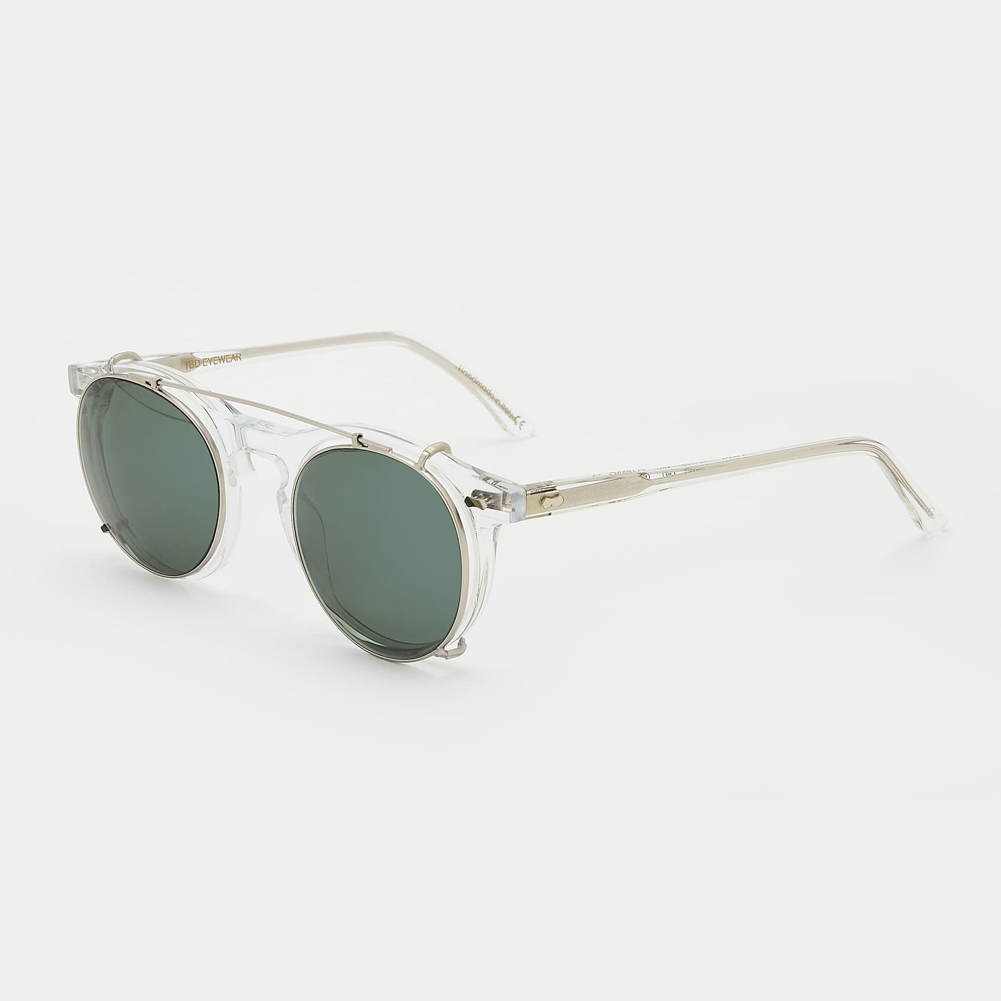 TBD Eyewear Pleat Transparent / Bottle Green