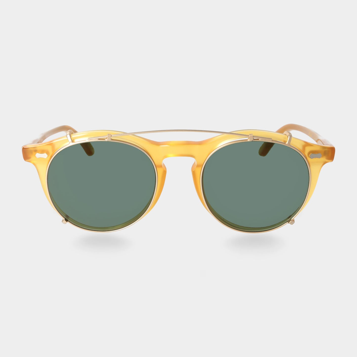 TBD Eyewear Pleat Honey / Bottle Green