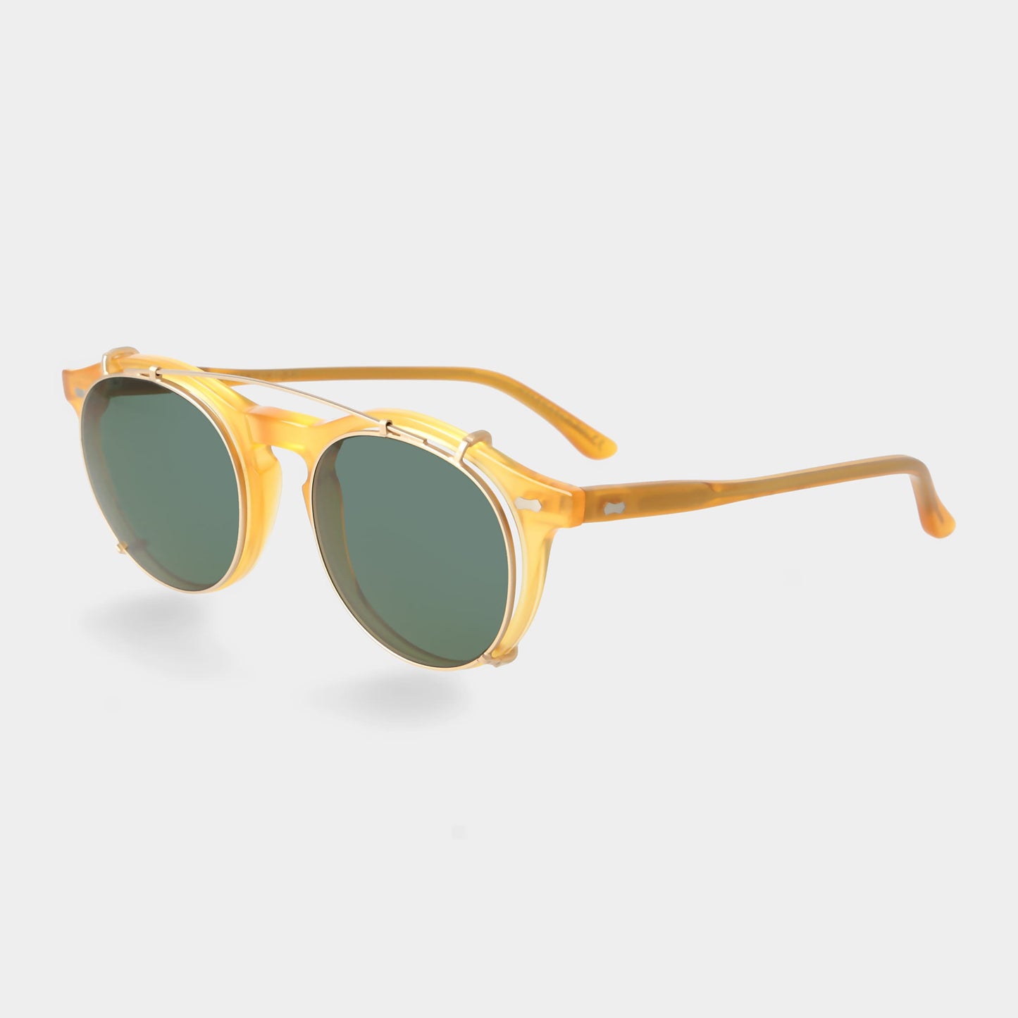 TBD Eyewear Pleat Honey / Bottle Green