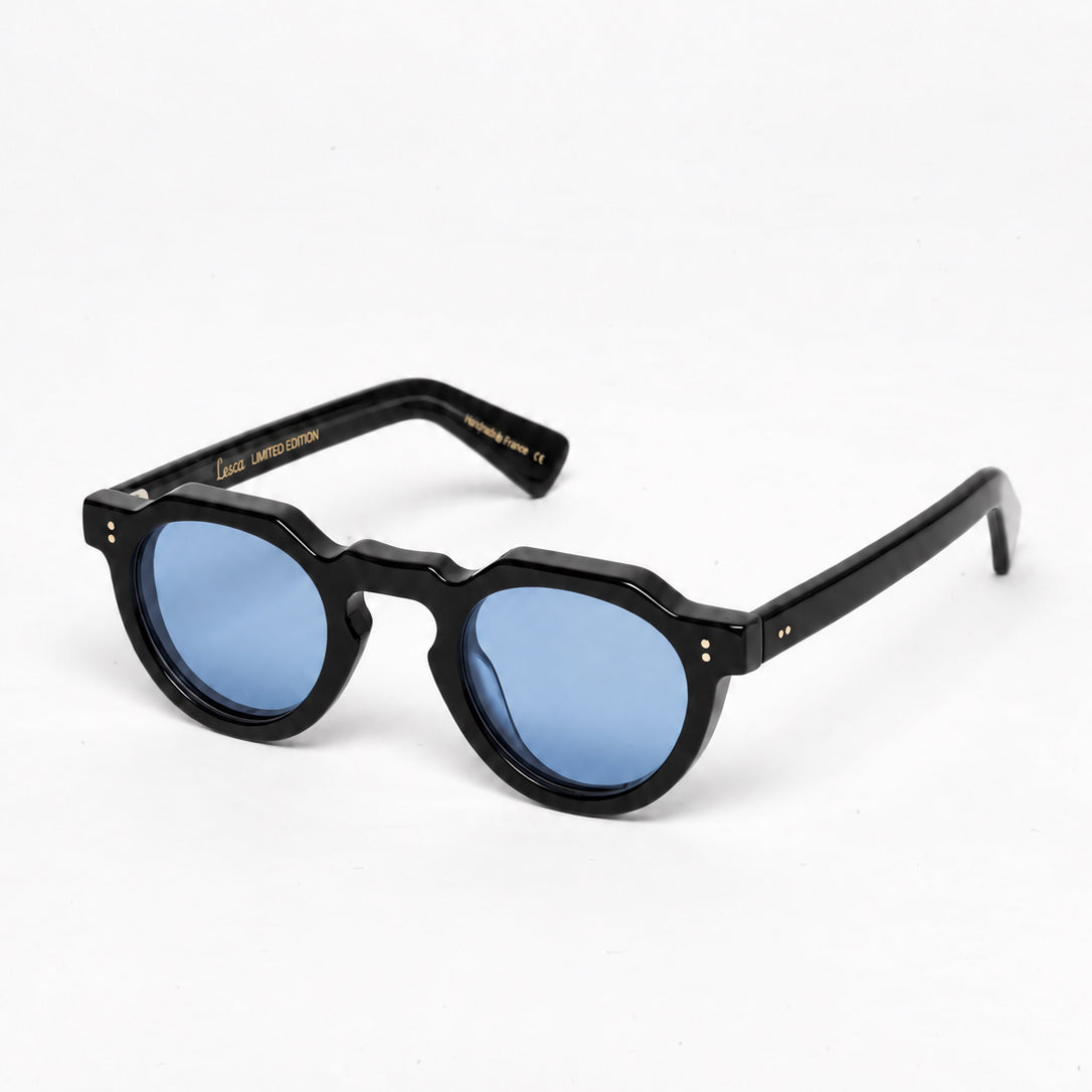 Lesca Crown Panto 8mm Limited Edition Black | Blue