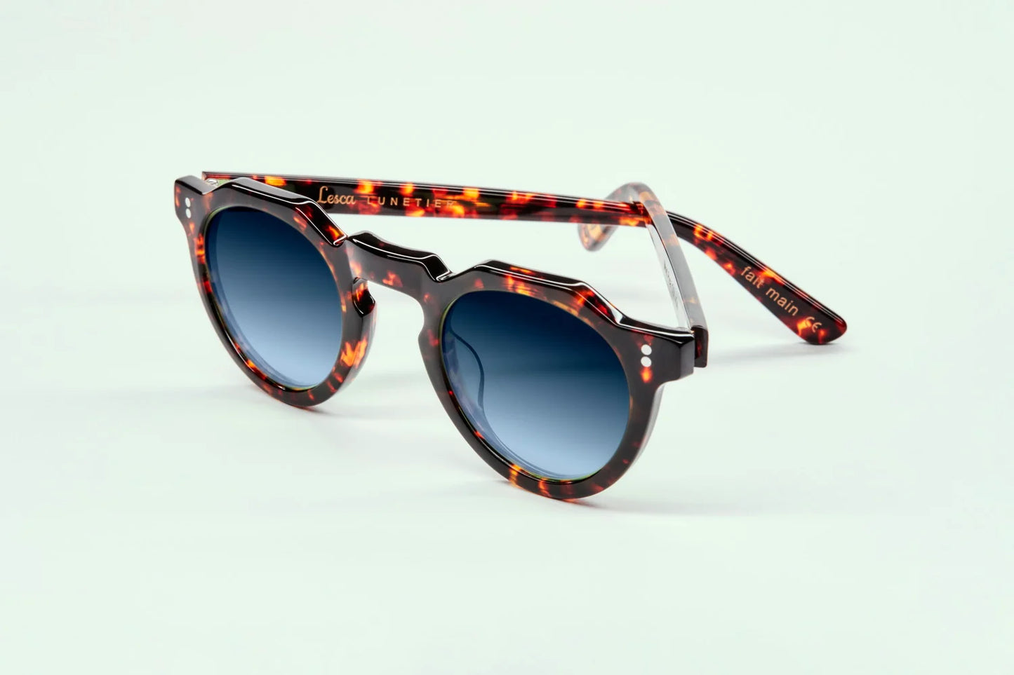 Lesca Pica Dark Tortoise / Gradient Blue