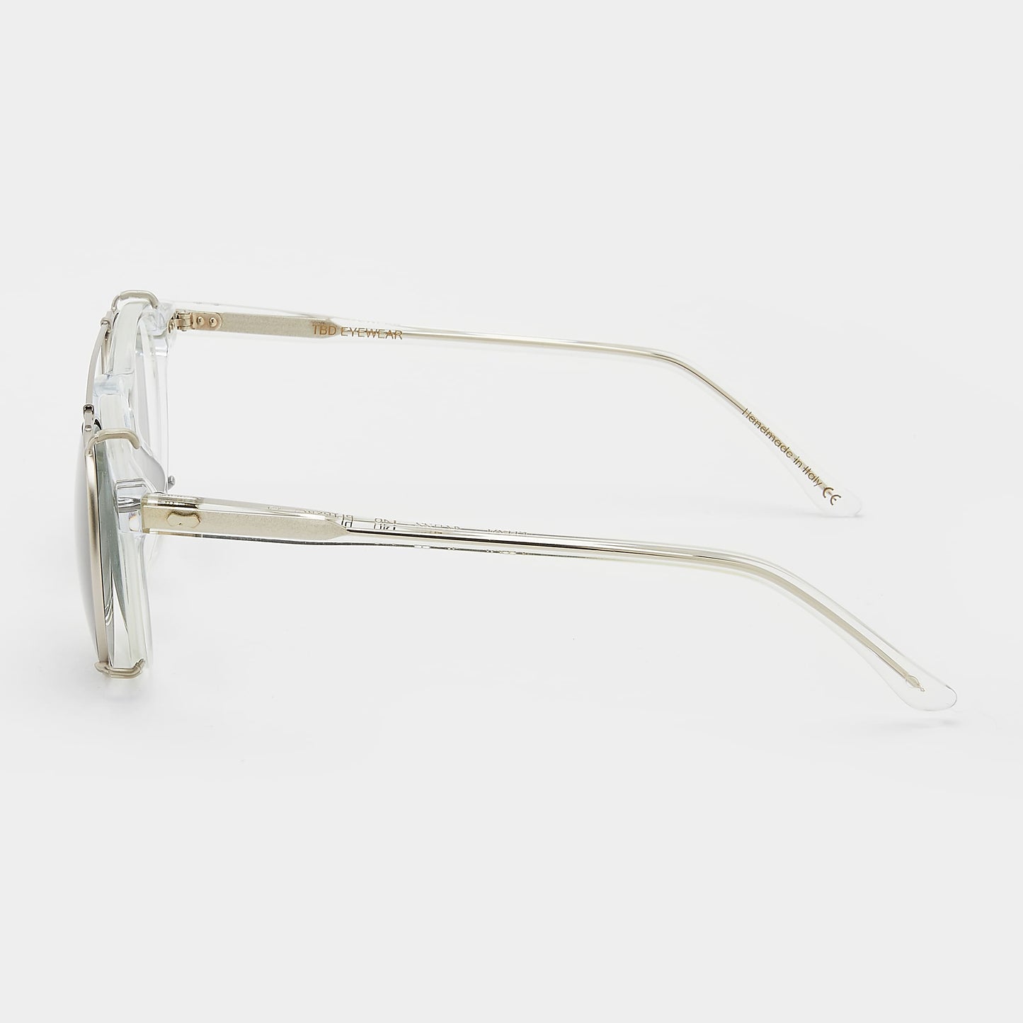 TBD Eyewear Pleat Transparent / Bottle Green