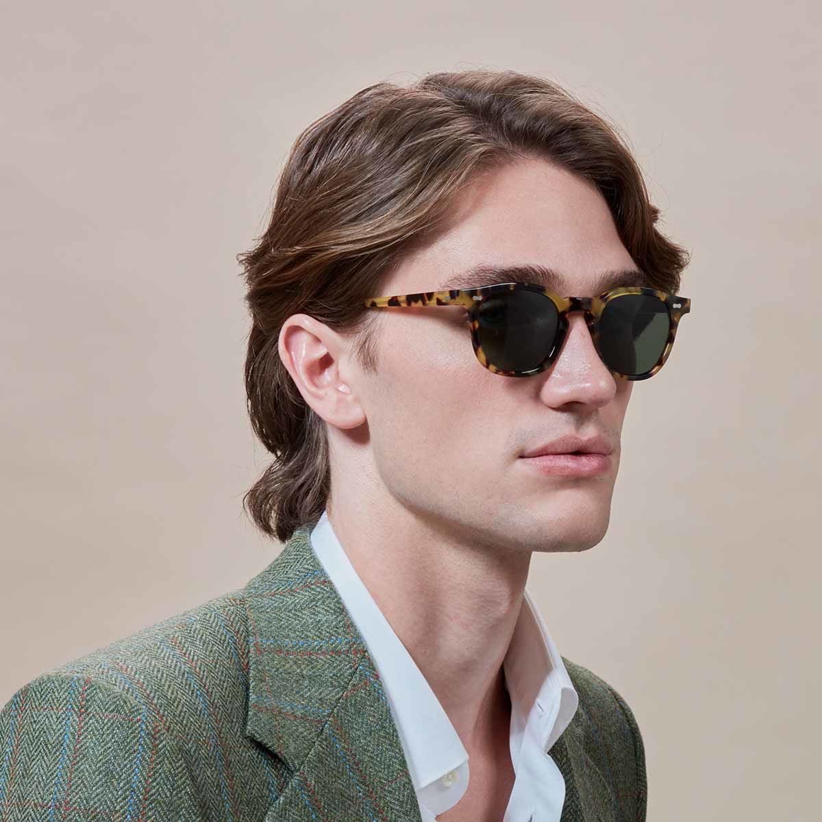 TBD Eyewear Twill Light Tortoise / Bottle Green